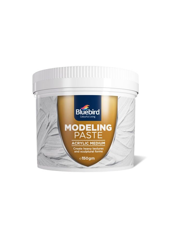 Bluebird Modelling Paste 150GM - High Density, Acrylic Medium - For Texture and Thickness, Dimension Additive - Image 1